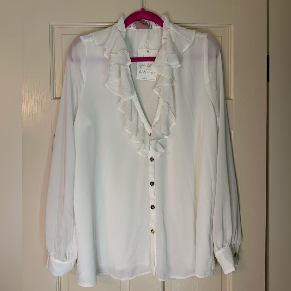 Women’s Show Me Your Mumu Long Sleeve Blouse M NWT